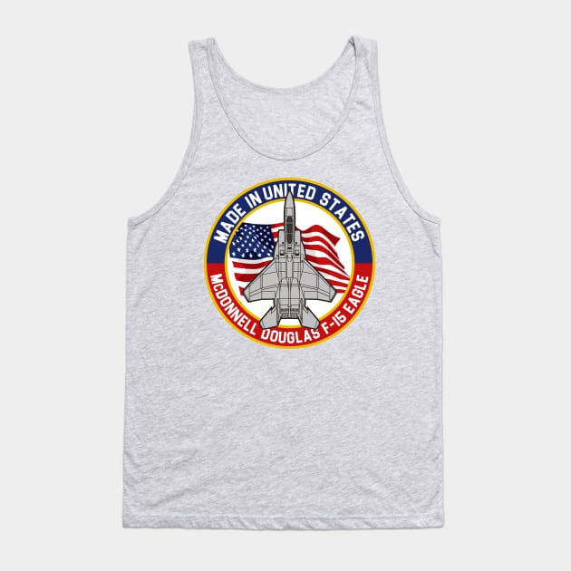 F-15 Eagle - Made in... Tank Top by MBK